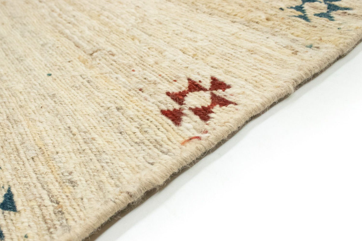 Gabbeh Persisch Teppich 148x192cm - Perserteppich Wollteppich - beige