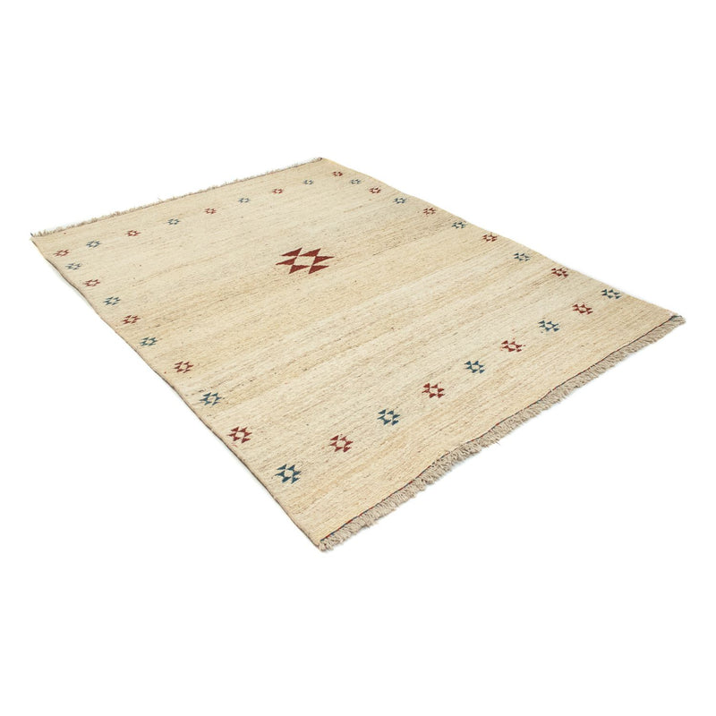 Gabbeh Persisch Teppich 148x192cm - Perserteppich Wollteppich - beige