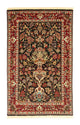 Ghom Teppich 107x163cm - Perserteppich - dunkelblau