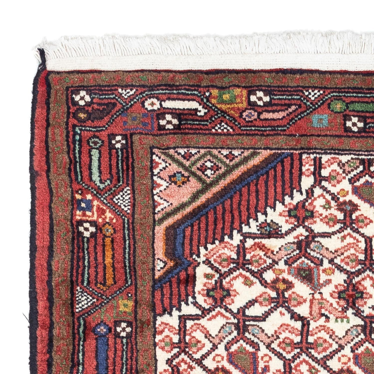 Hosseinabad Teppich 81x134cm - Perserteppich - beige