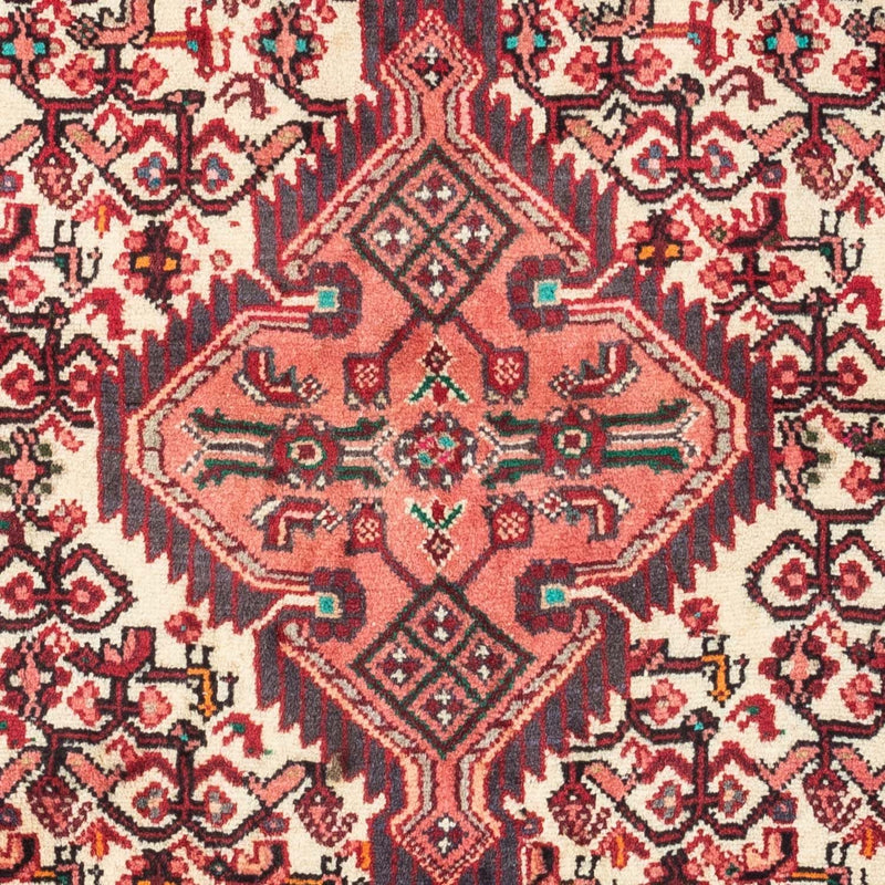 Hosseinabad Teppich 75x130cm - Perserteppich - hellrot