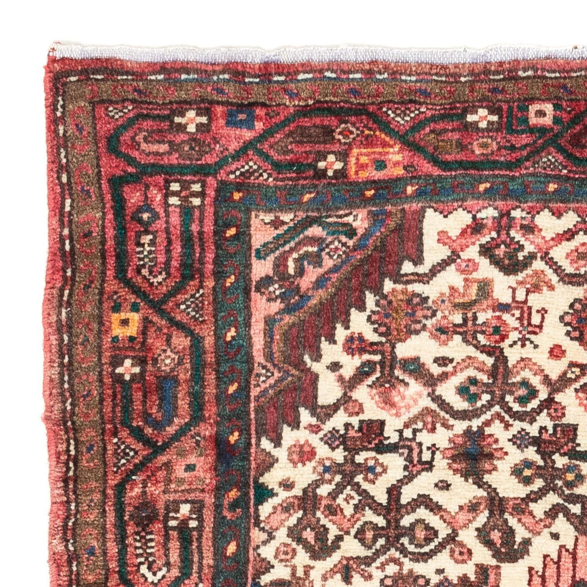 Hosseinabad Teppich 72x125cm - Perserteppich - beige