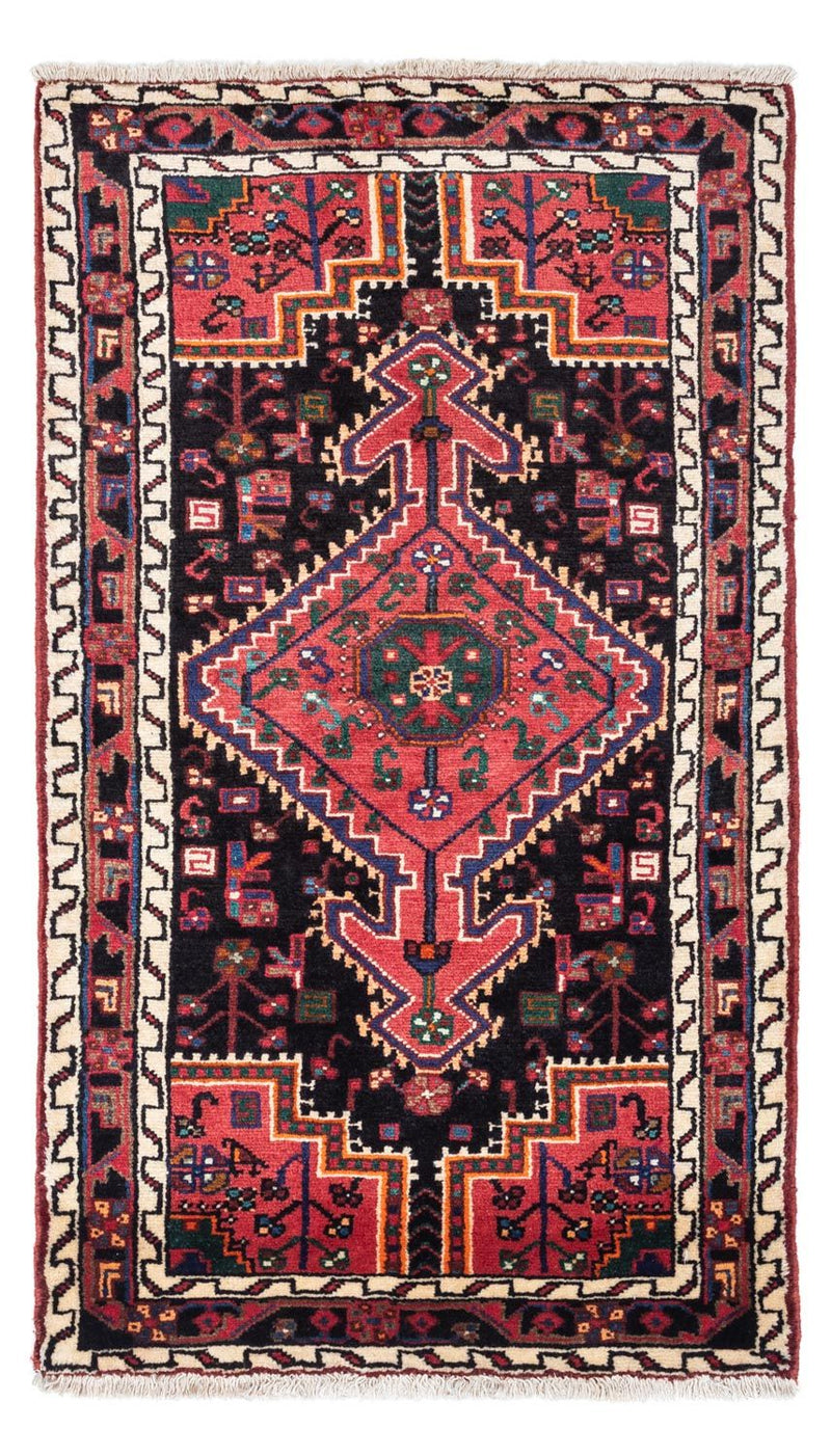 Touiserkan Teppich 80x145cm - Perserteppich - dunkelblau