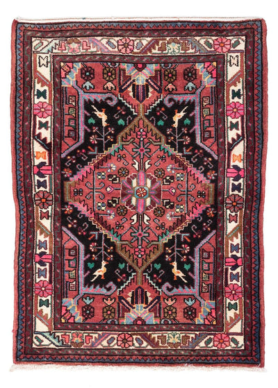 Touiserkan Teppich 81x116cm - Perserteppich - hellrot
