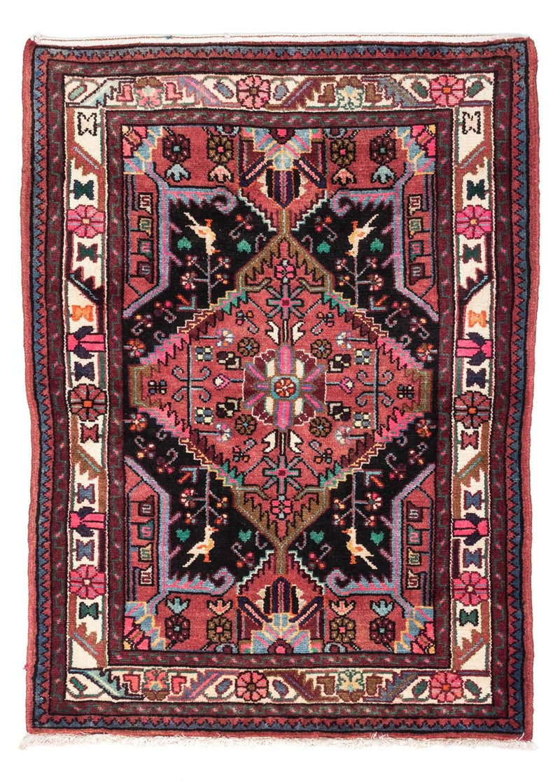 Touiserkan Teppich 81x116cm - Perserteppich - hellrot