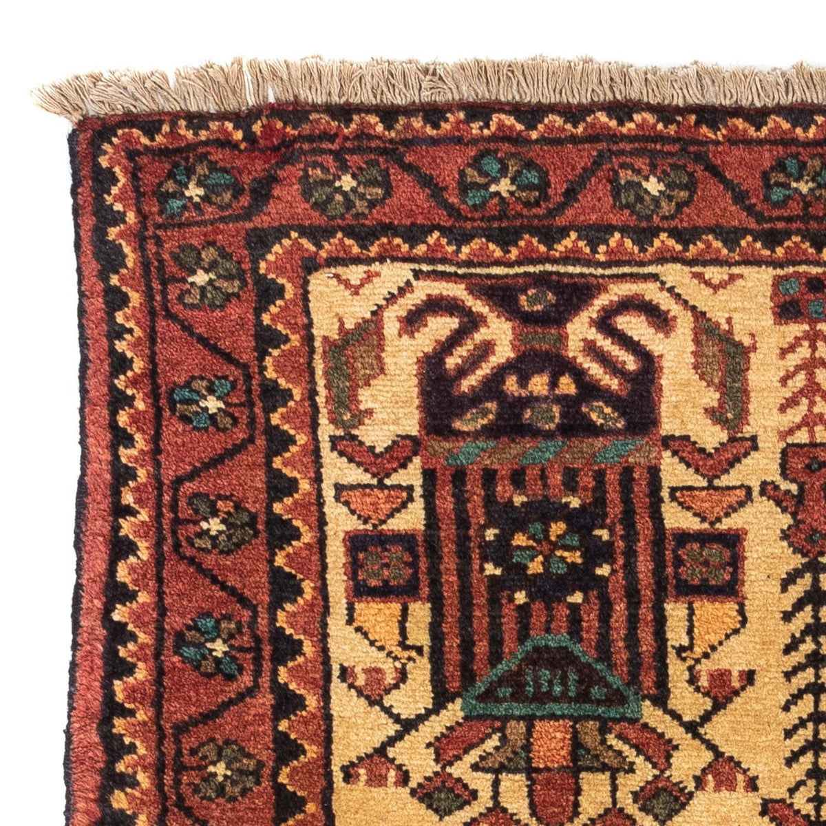 Touiserkan Teppich 79x125cm - Perserteppich - beige