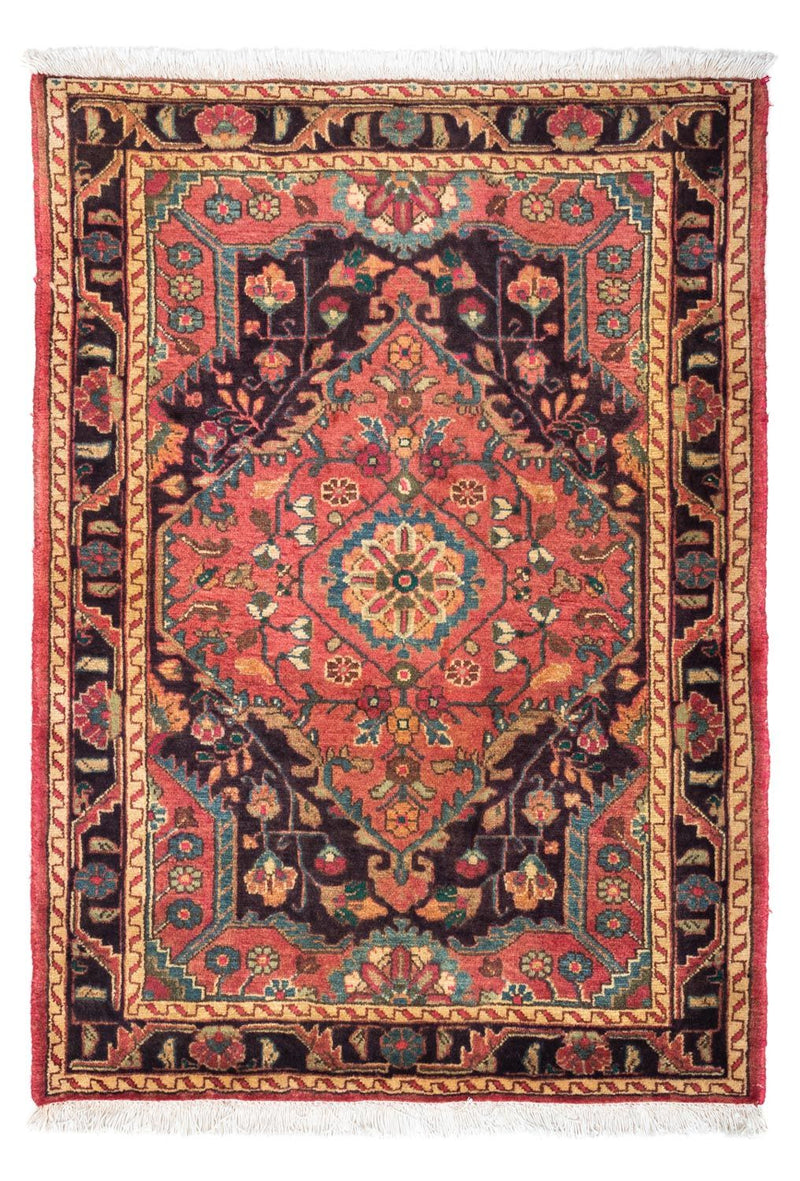 Touiserkan Teppich 94x131cm - Perserteppich - hellrot