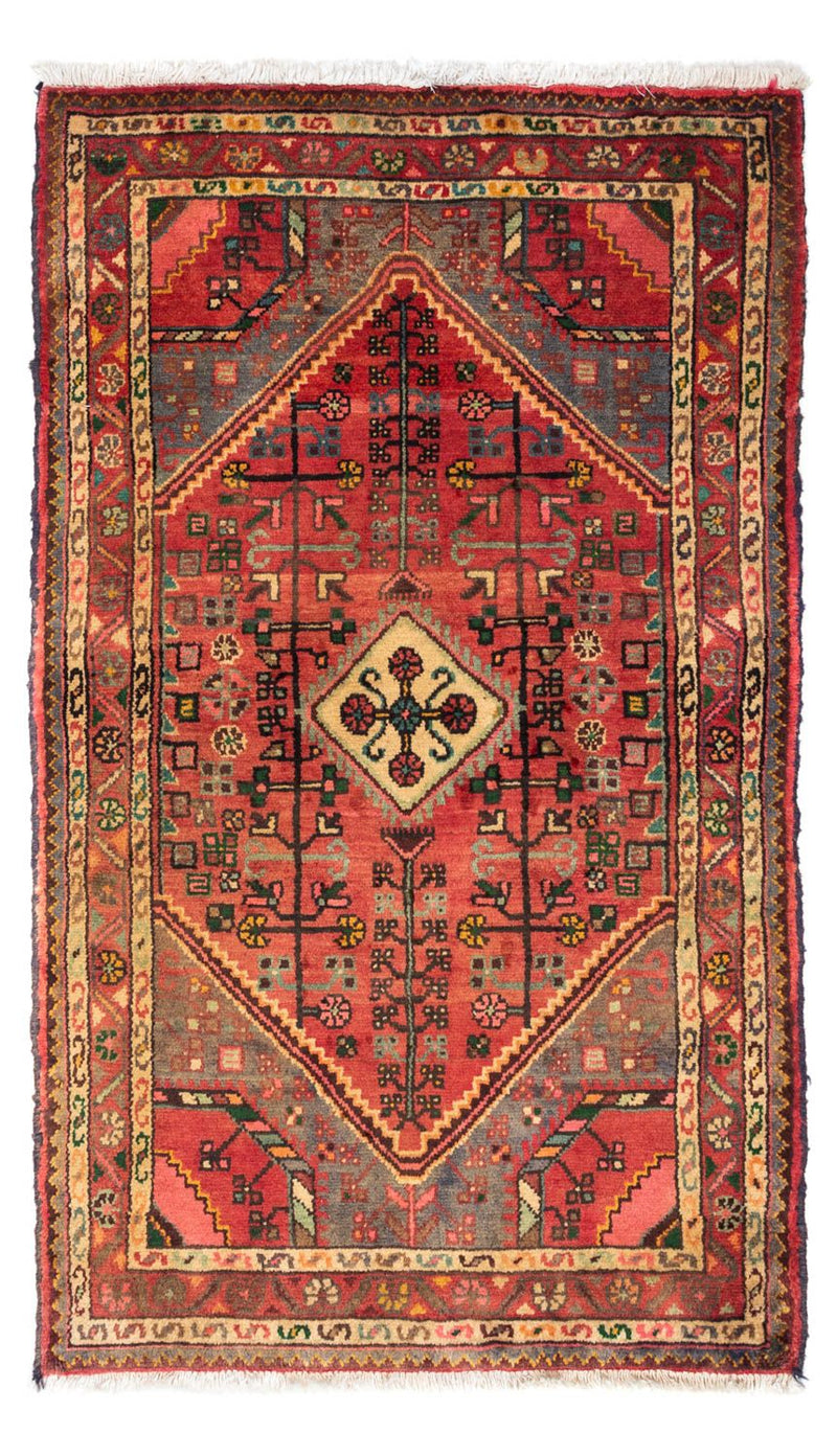 Hosseinabad Teppich 82x140cm - Perserteppich - rot