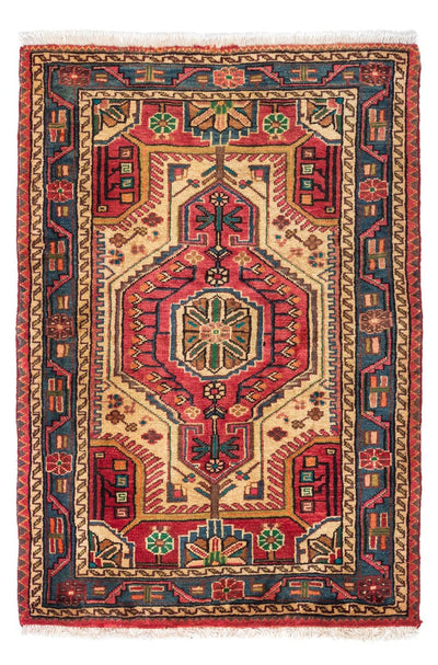 Touiserkan Teppich 83x124cm - Perserteppich - rot