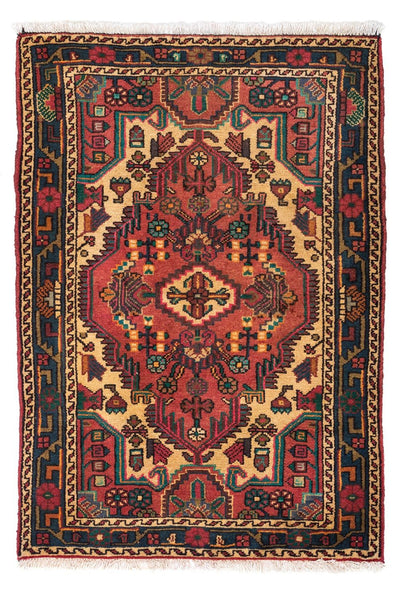 Touiserkan Teppich 80x130cm - Perserteppich - rot