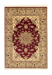 Täbriz - 50 Raj Teppich 100x150cm - Perserteppich - rot – product image