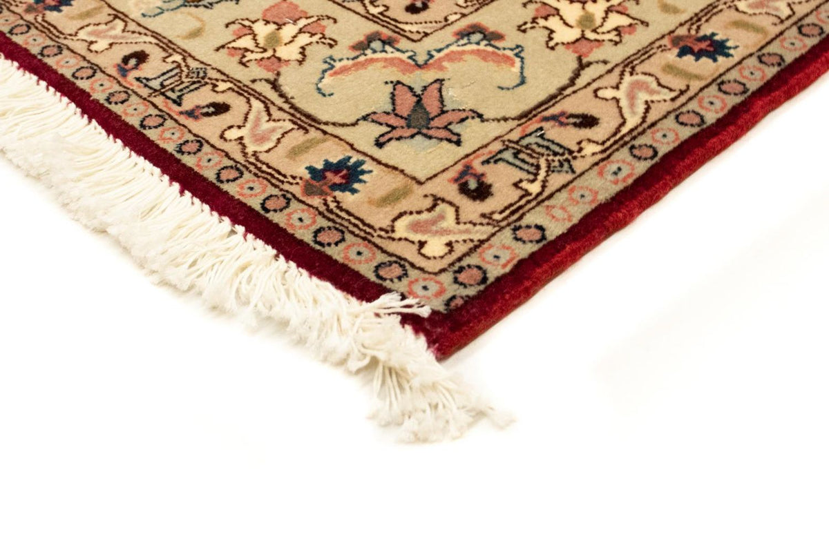 Täbriz - 50 Raj Teppich 100x150cm - Perserteppich - rot