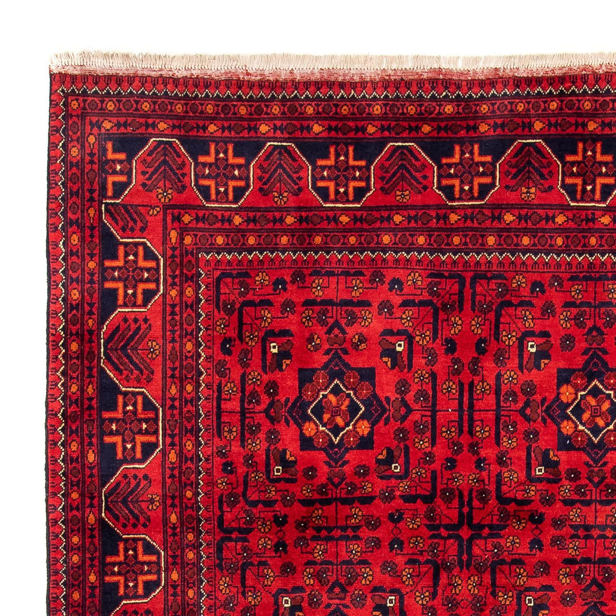Khal Mohammadi Teppich 205x301cm - Orientteppich - dunkelrot