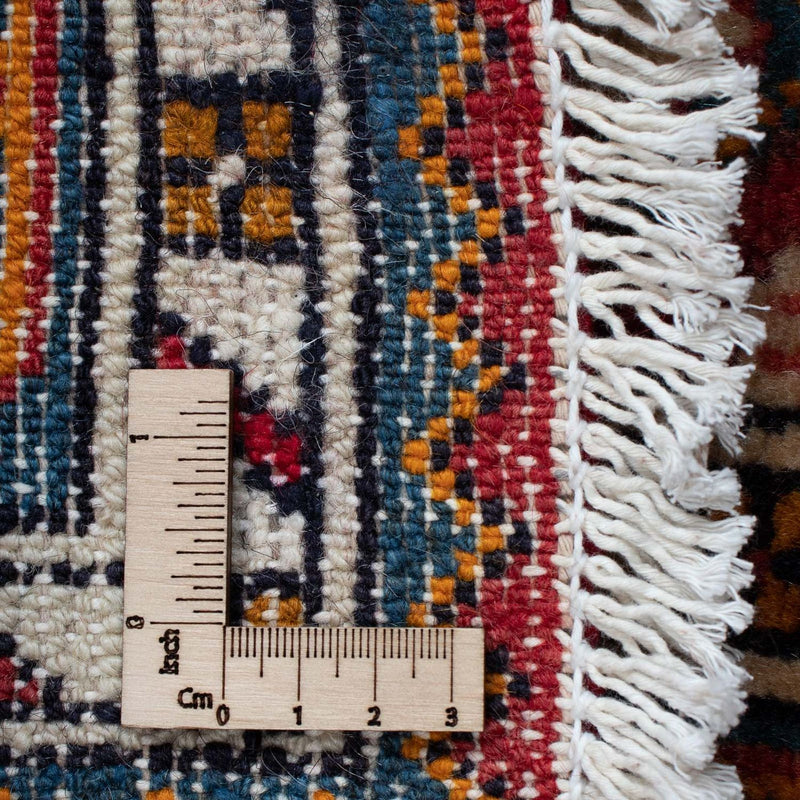 Hamadan Teppich 92x133cm - Perserteppich - mehrfarbig
