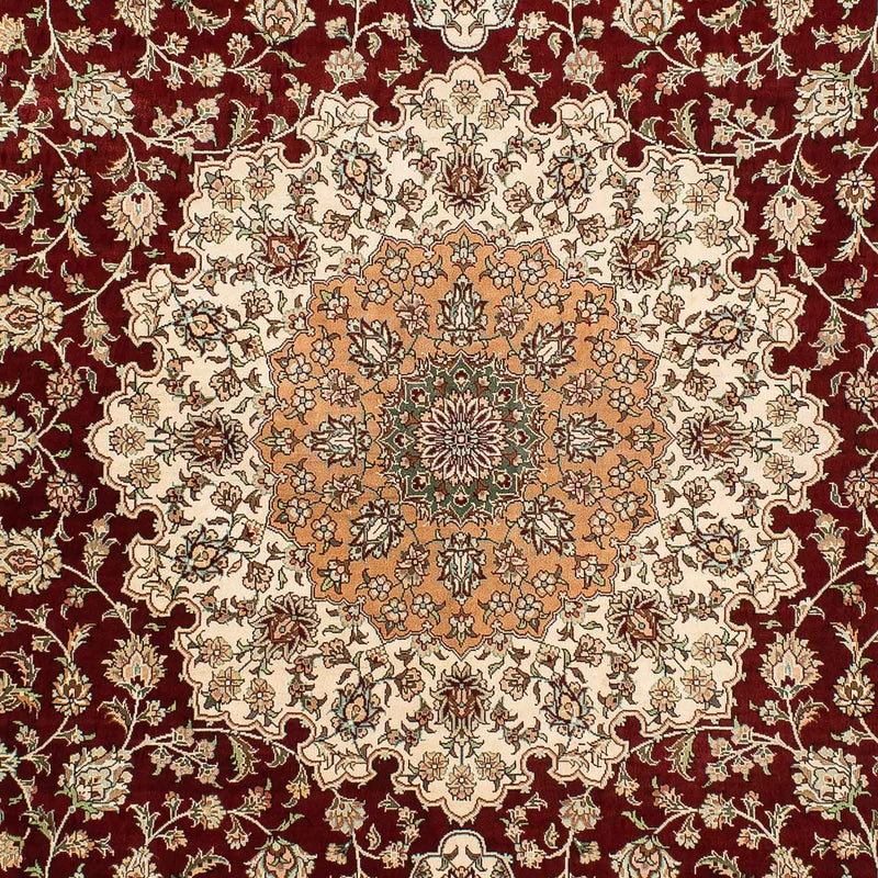 Ghom - Seide Teppich 132x216cm - Perserteppich - rot