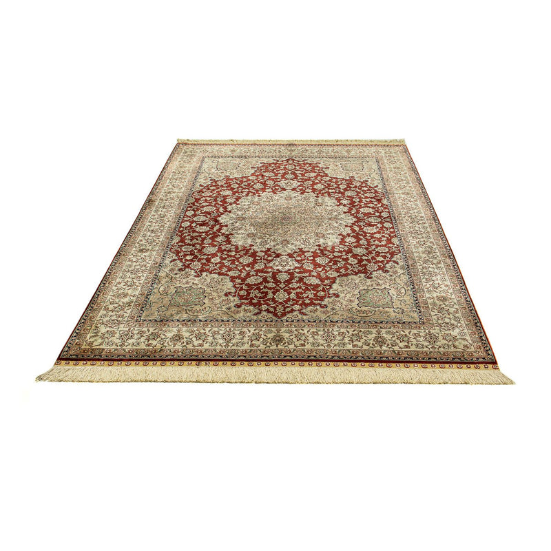 Ghom - Seide Teppich 132x216cm - Perserteppich - rot