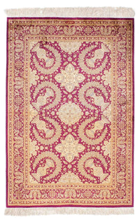 Ghom Teppich 98x148cm - Perserteppich - lila – product image