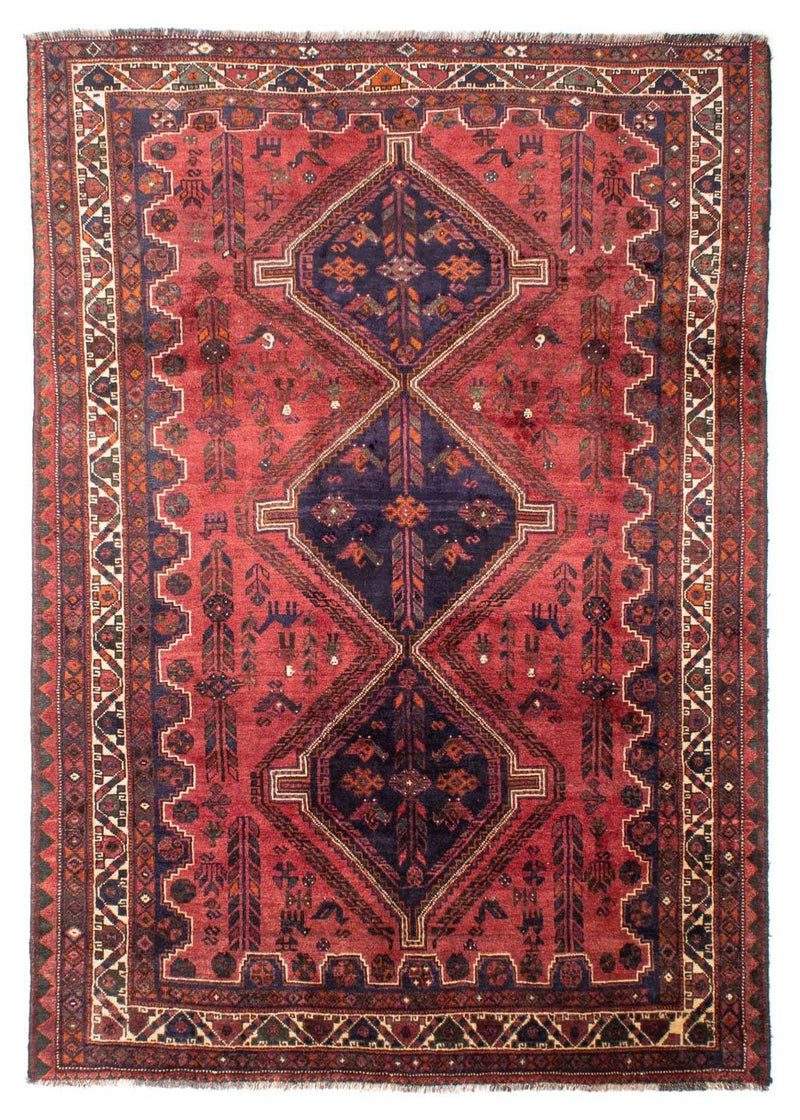 Shiraz Teppich 201x287cm - Perserteppich - rot