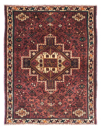Shiraz Teppich 107x147cm - Perserteppich - dunkelbraun – product image