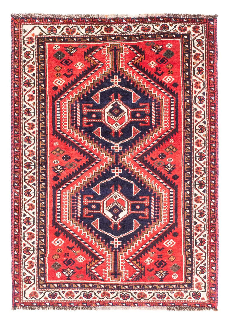 Shiraz Teppich 105x152cm - Perserteppich - rot