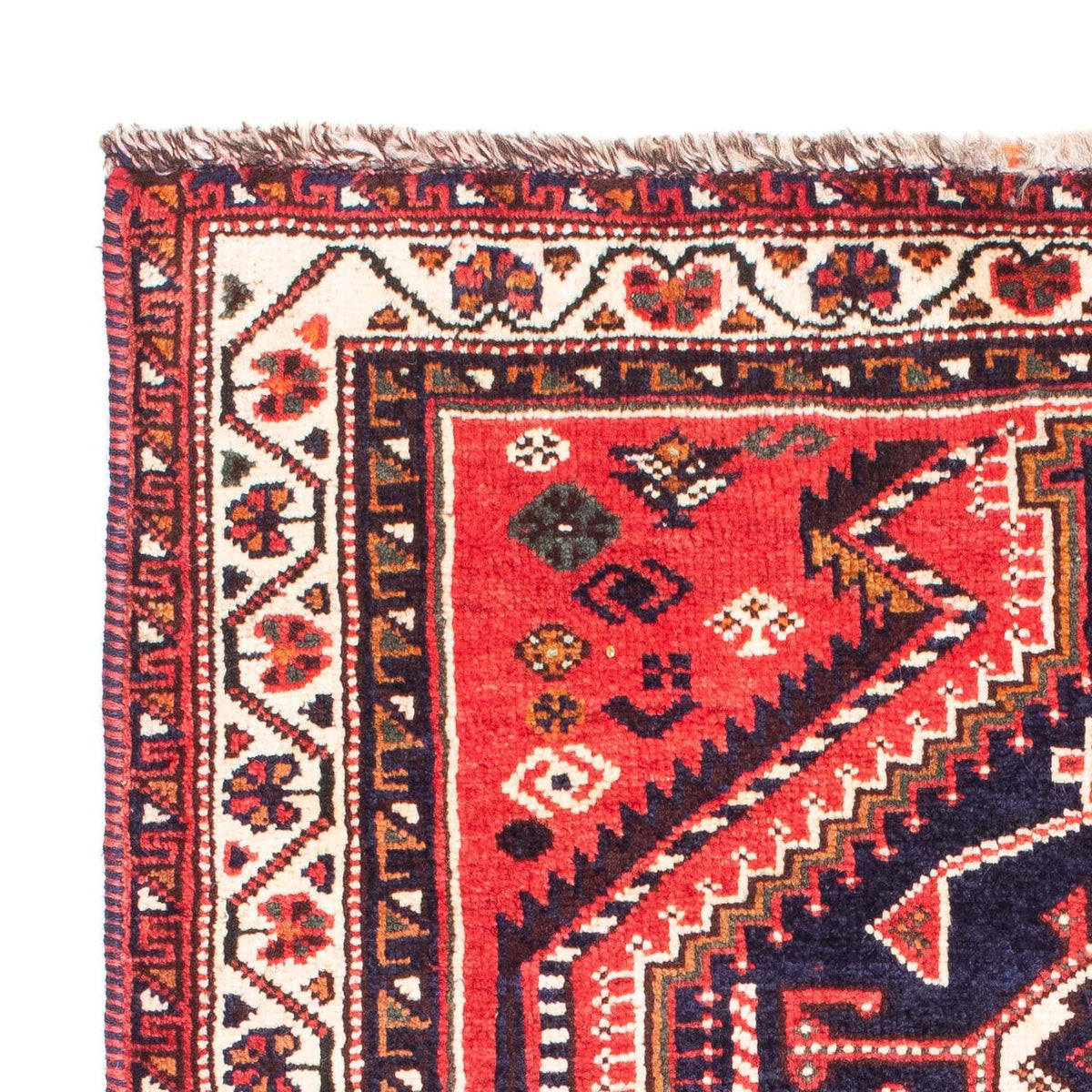 Shiraz Teppich 105x152cm - Perserteppich - rot