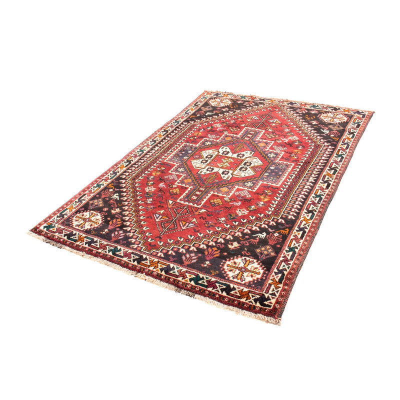 Shiraz Teppich 112x163cm - Perserteppich - dunkelrot