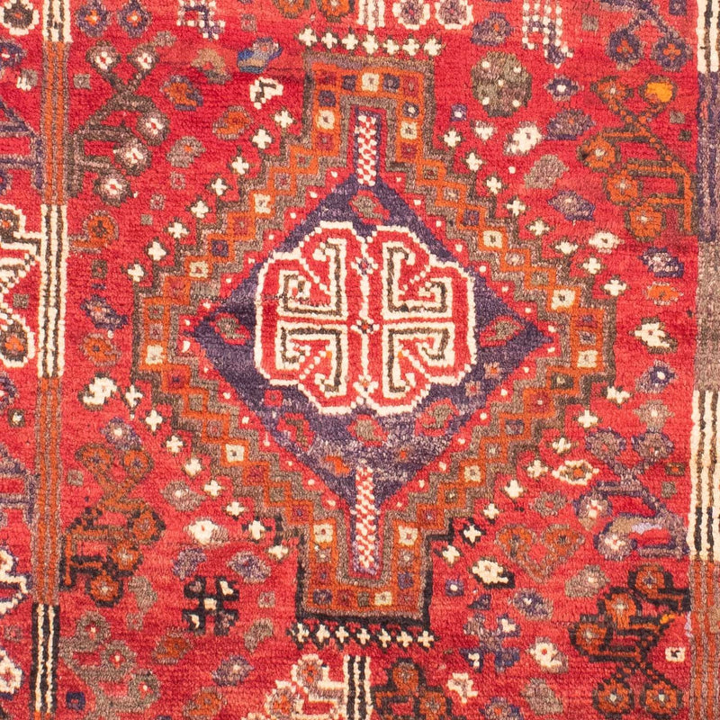 Shiraz Teppich 110x162cm - Perserteppich - rot