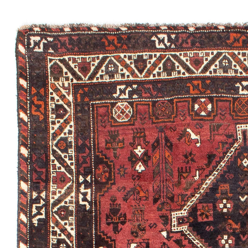 Shiraz Teppich 210x307cm - Perserteppich - dunkelrot