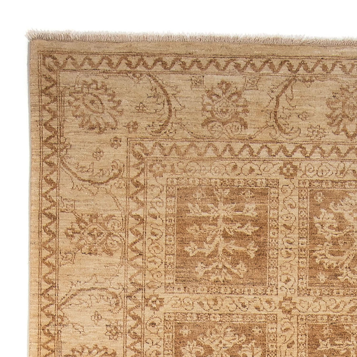 Ziegler Teppich 169x236cm - Orientteppich - hellbraun