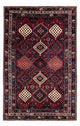 Perserteppich - Nomadic 202 x 300 cm - dunkelrot