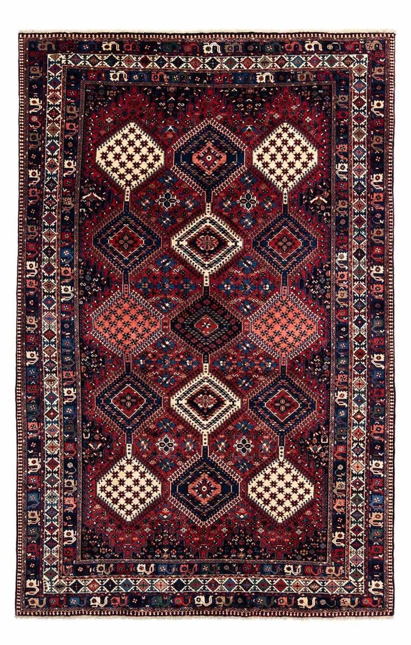 Perserteppich - Nomadic 202 x 300 cm - dunkelrot