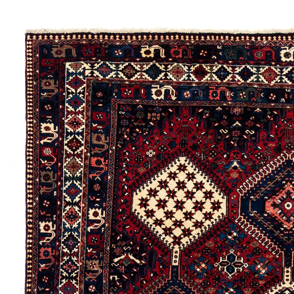 Perserteppich - Nomadic 202 x 300 cm - dunkelrot