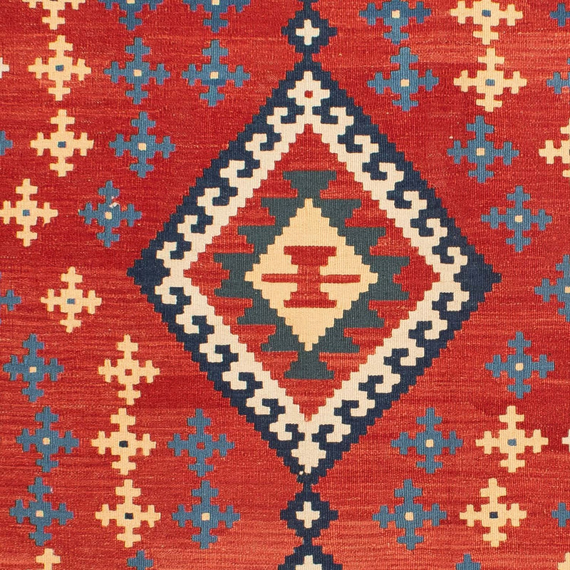 Kelim Teppich - Oriental 204 x 314 cm - rot