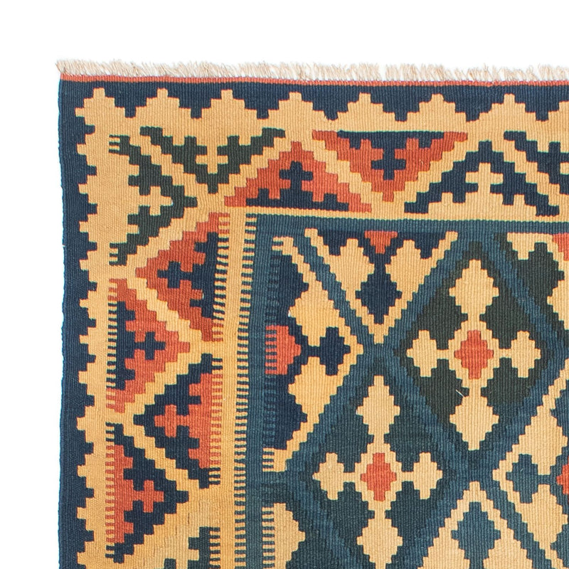 Kelim Fars Teppich 130x176cm - mehrfarbig