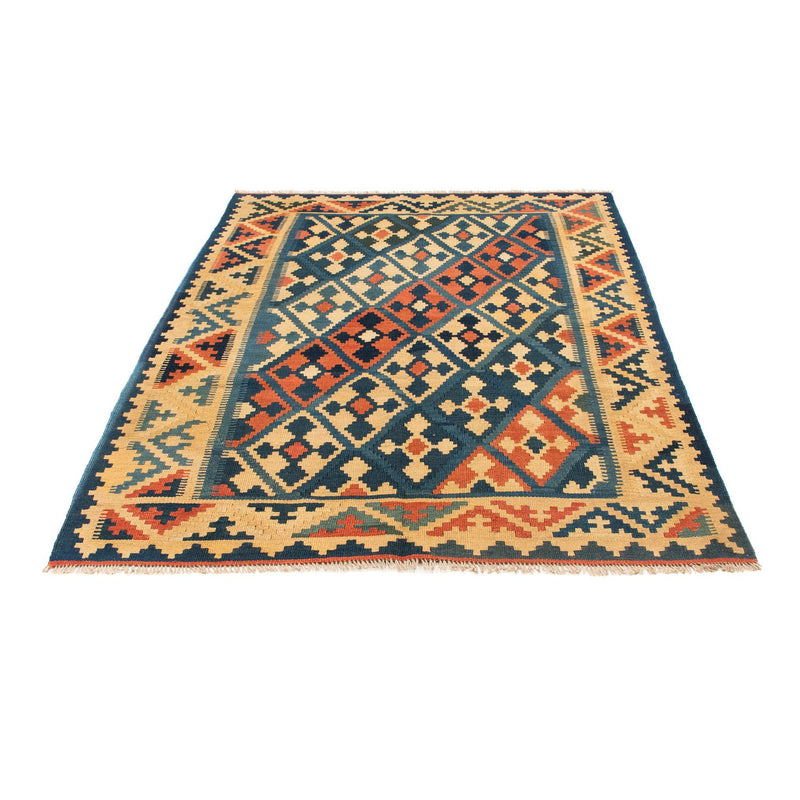 Kelim Fars Teppich 130x176cm - mehrfarbig