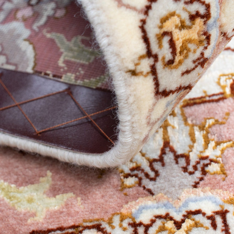 Täbriz - 50 Raj Teppich 62x89cm - Perserteppich - beige