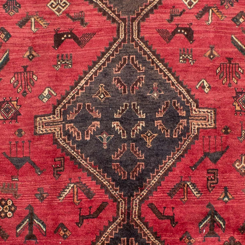 Shiraz Teppich 217x294cm - Perserteppich - rot
