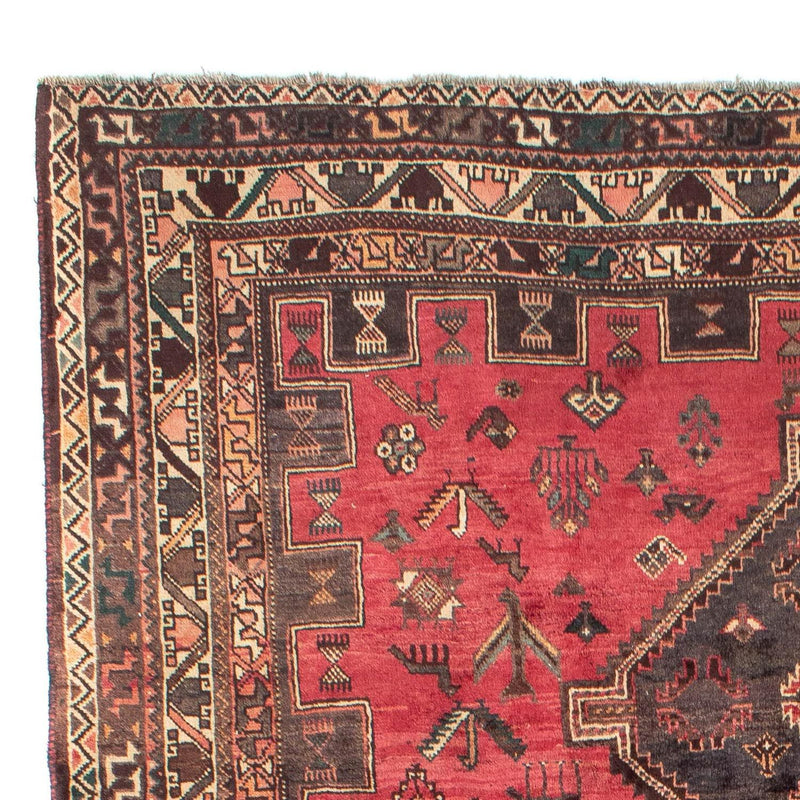 Shiraz Teppich 217x294cm - Perserteppich - rot