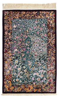 Ghom Teppich 78x120cm - Perserteppich - dunkelrot – product image
