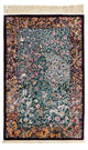 Ghom Teppich 78x120cm - Perserteppich - dunkelrot