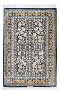 Ghom Teppich 80x118cm - Perserteppich - dunkelblau – product image