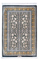Ghom Teppich 80x118cm - Perserteppich - dunkelblau