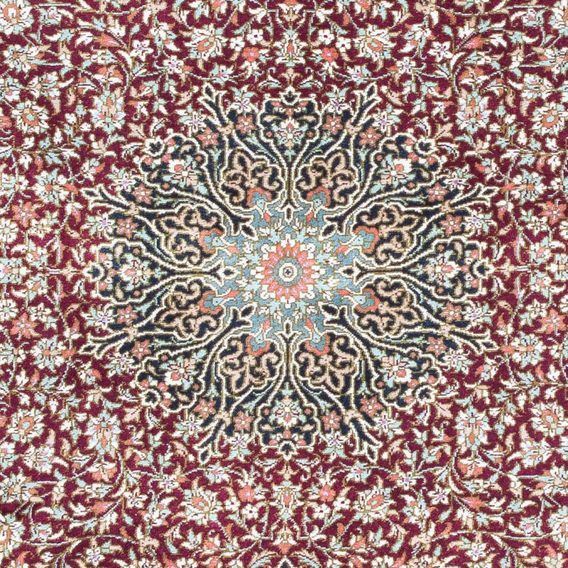 Ghom Teppich 78x116cm - Perserteppich - dunkelblau