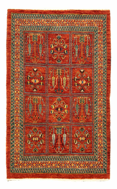 Kaschkuli Teppich 84x134cm - Perserteppich - dunkelrot