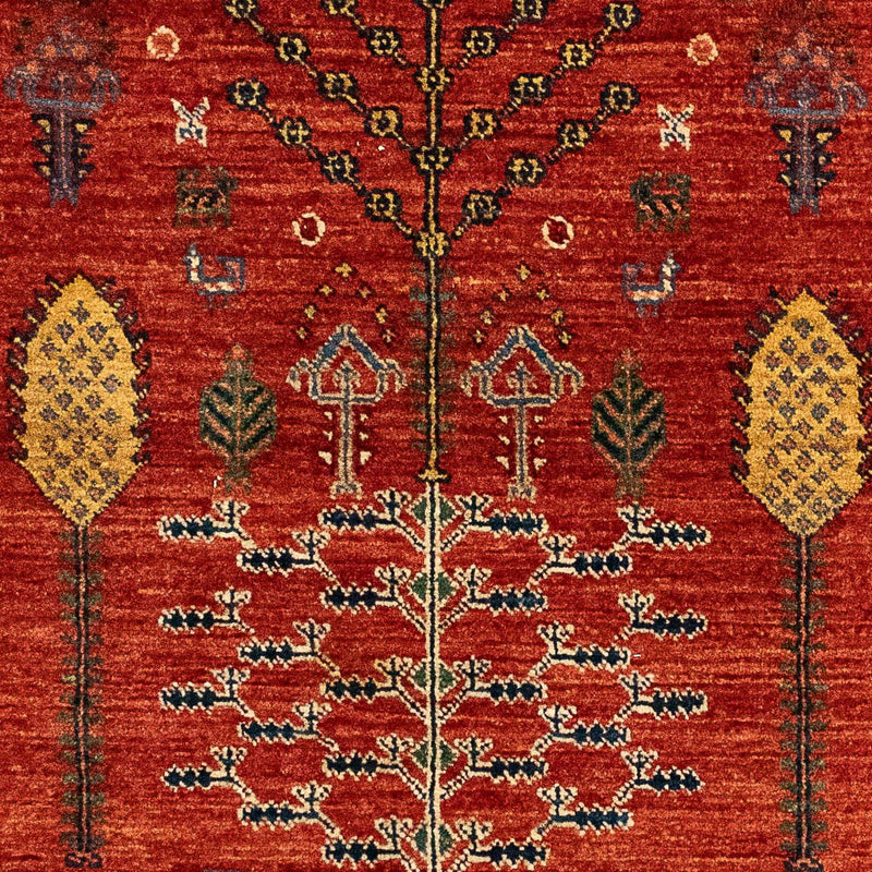 Kaschkuli Teppich 85x120cm - Perserteppich - dunkelrot