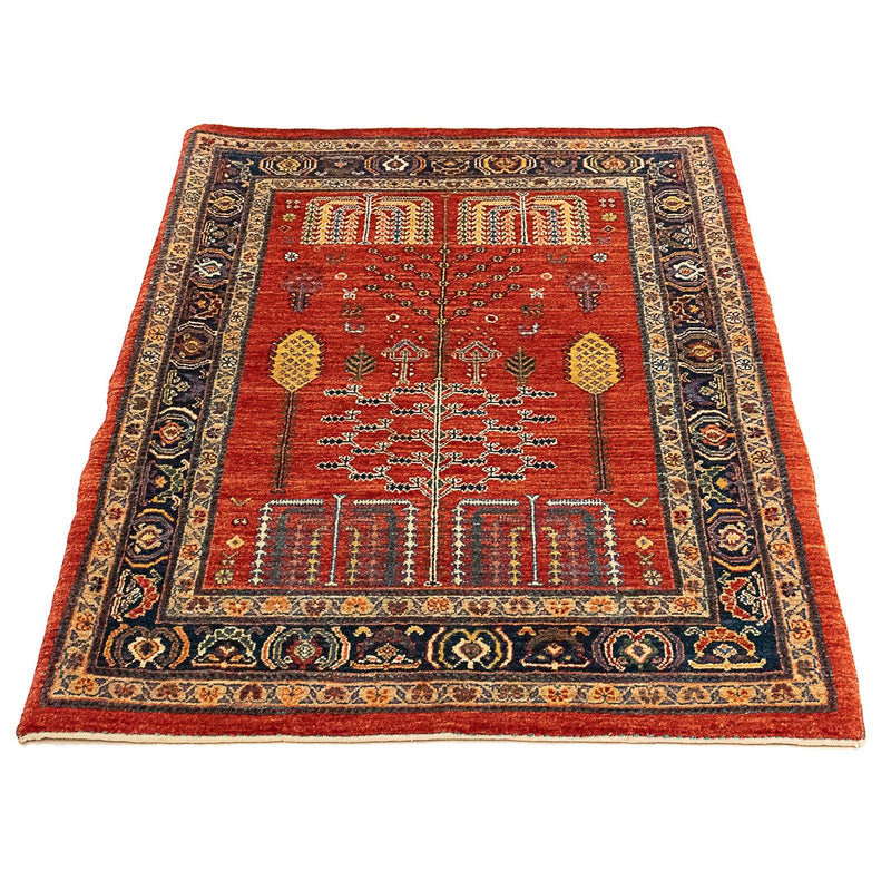 Kaschkuli Teppich 85x120cm - Perserteppich - dunkelrot