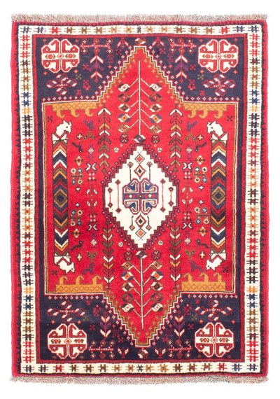 Shiraz Teppich 105x153cm - Perserteppich - dunkelrot