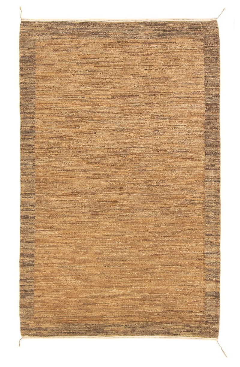 Gabbeh Teppich Indus 99x159cm - Wollteppich - beige