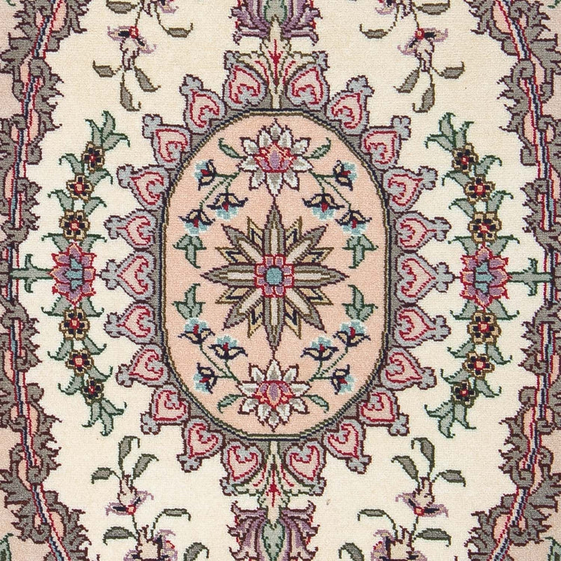 Täbriz - 50 Raj Teppich 60x90cm - Perserteppich - beige