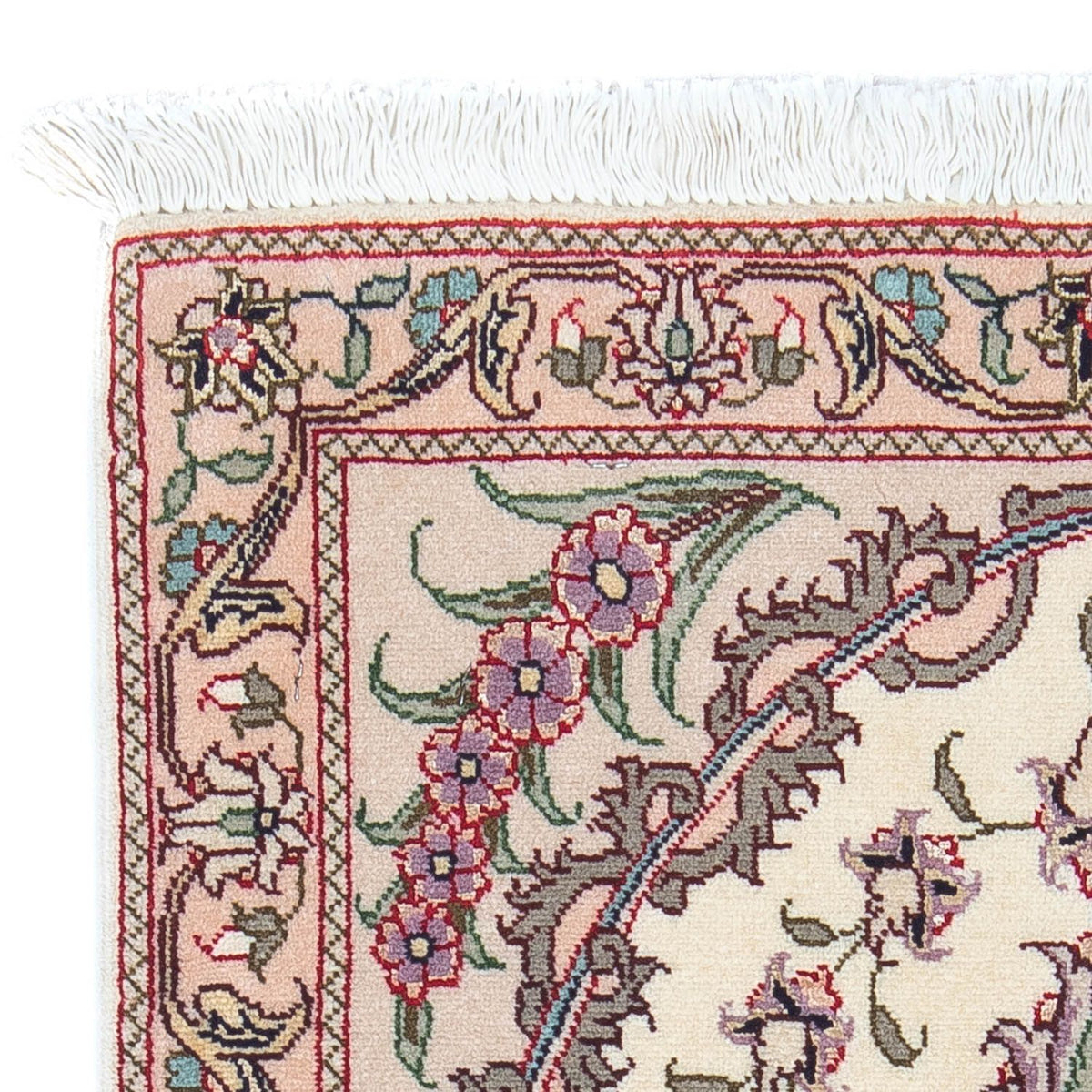 Täbriz - 50 Raj Teppich 60x90cm - Perserteppich - beige